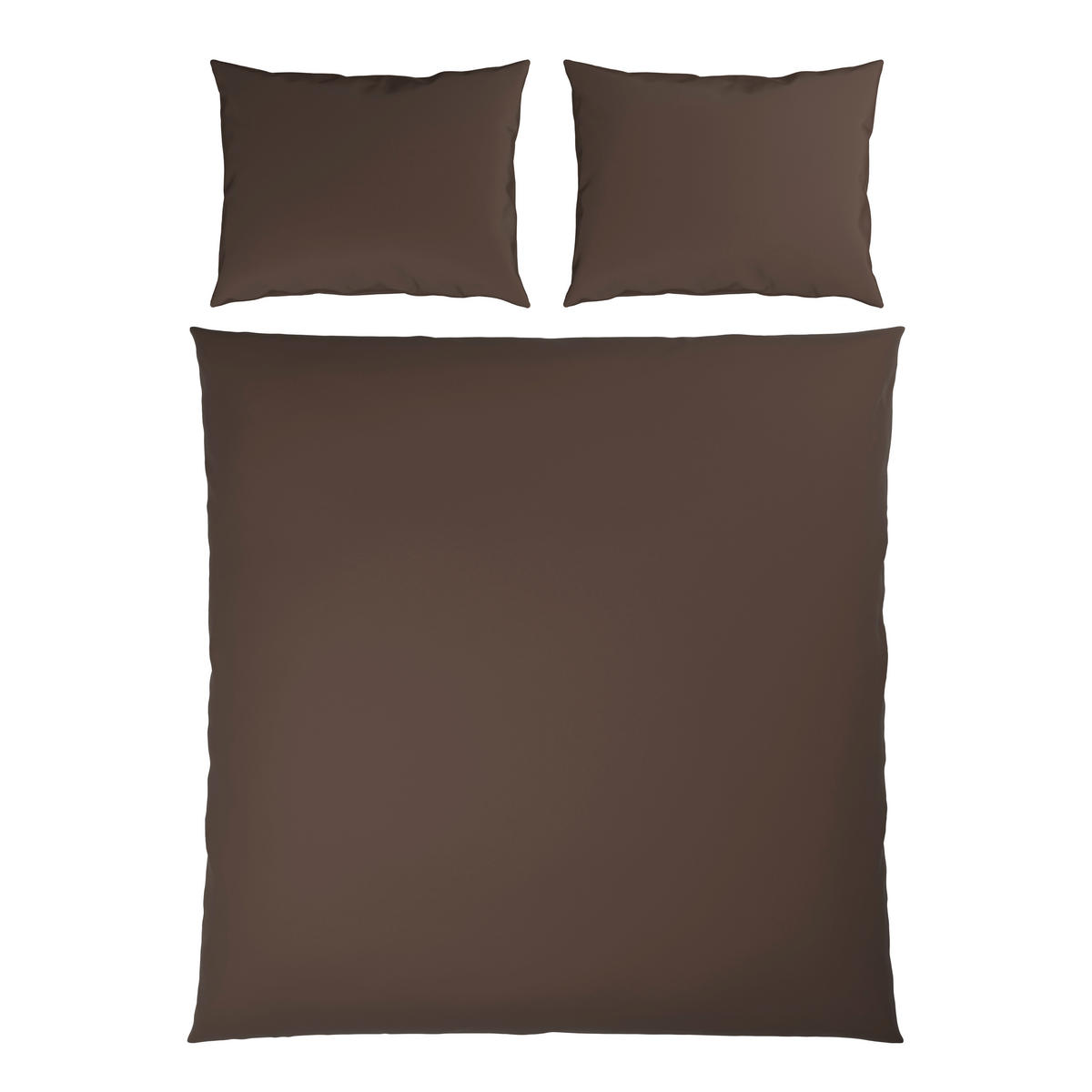 BETTWÄSCHE 200/200 cm  - Braun, Basics, Textil (200/200cm) - Bio:Vio