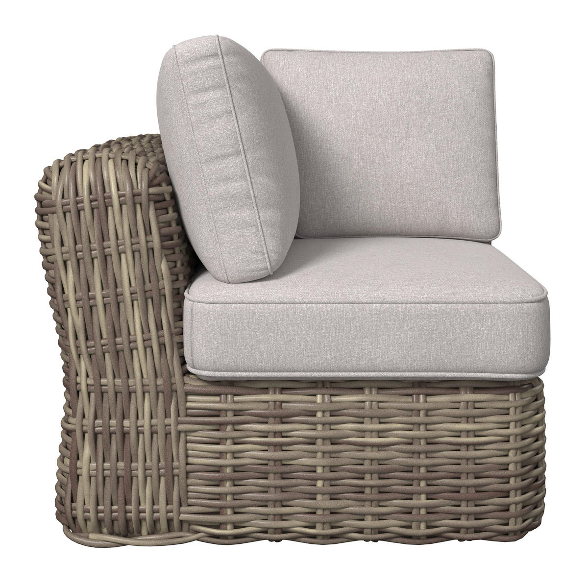 LOUNGEGARNITUR   266/73/266 cm Akazie Aluminium  - Naturfarben, Natur, Holz/Kunststoff (266/73/266cm) - Ambia Garden