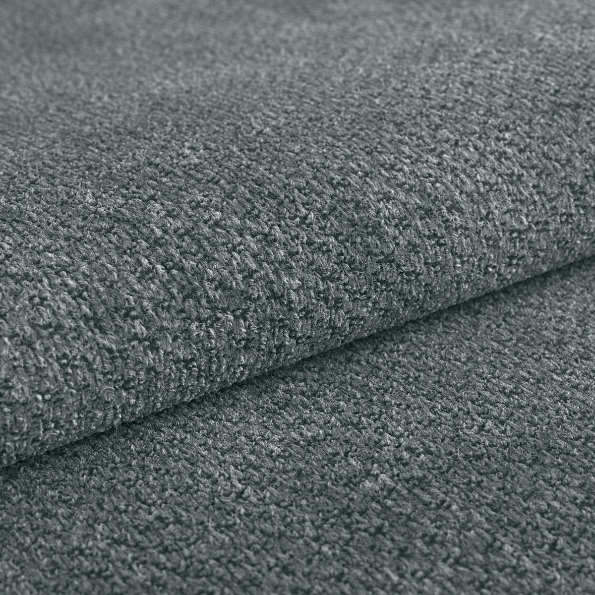 ECKSOFA in Grau  - Schwarz/Grau, Trend, Kunststoff/Textil (203/261cm) - Livetastic