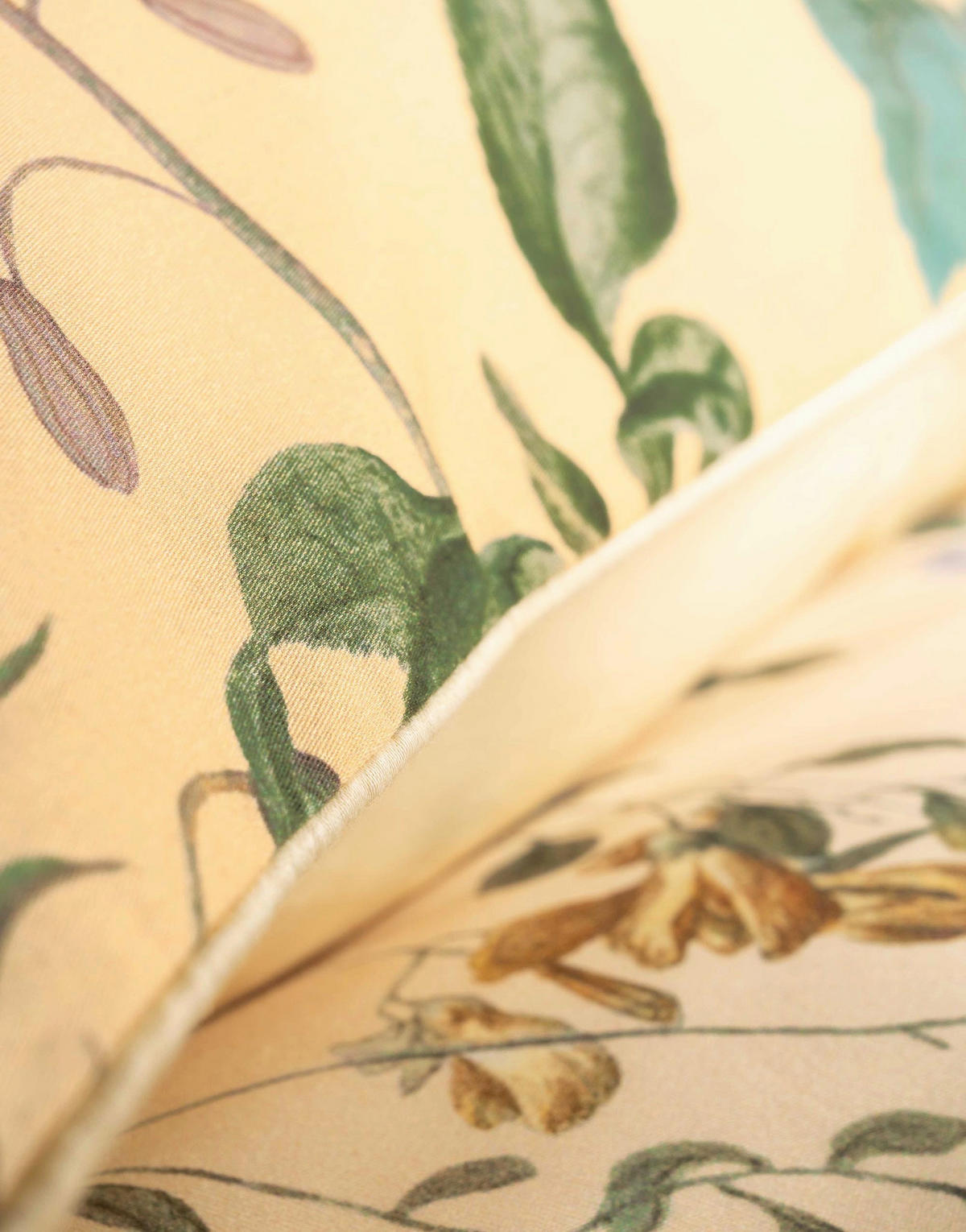 BETTWÄSCHE Augustina Satin 135/200 cm  - Hellgelb, KONVENTIONELL, Textil (135/200cm) - Essenza