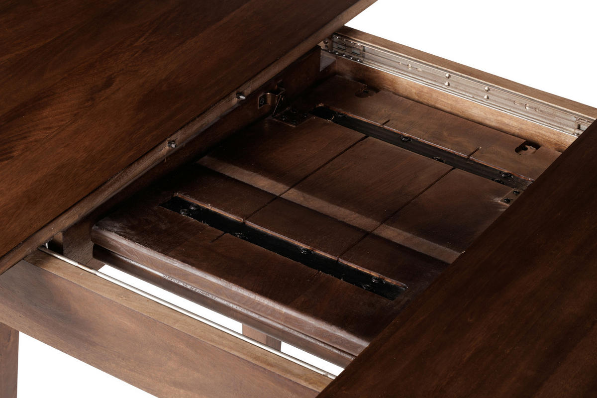 ESSTISCH in Holz  - Walnussfarben, MODERN, Holz (115cm) - Livetastic