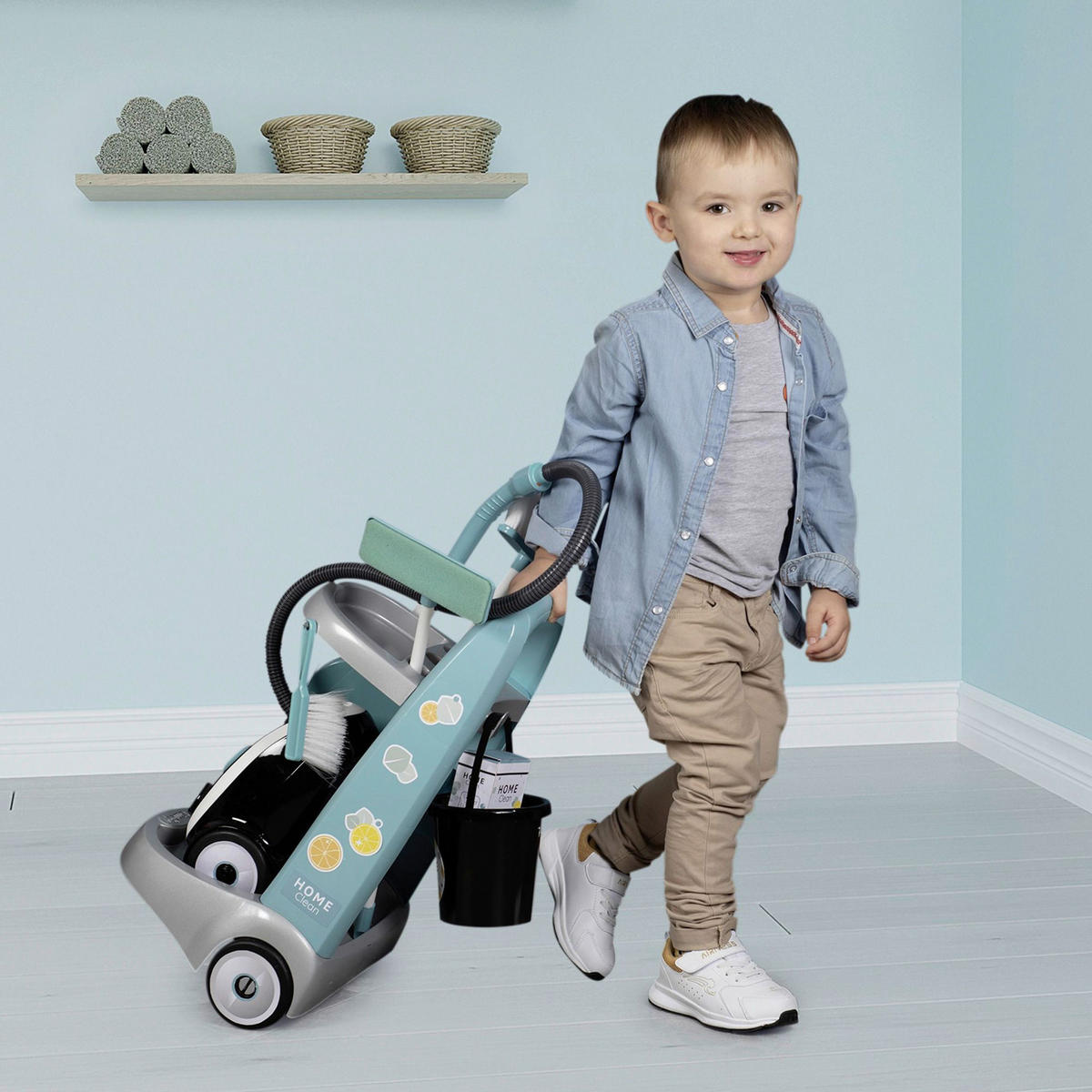 KINDERSTAUBSAUGER - Multicolor, Basics, Kunststoff (19.80/38.90/59.40cm) - SMOBY
