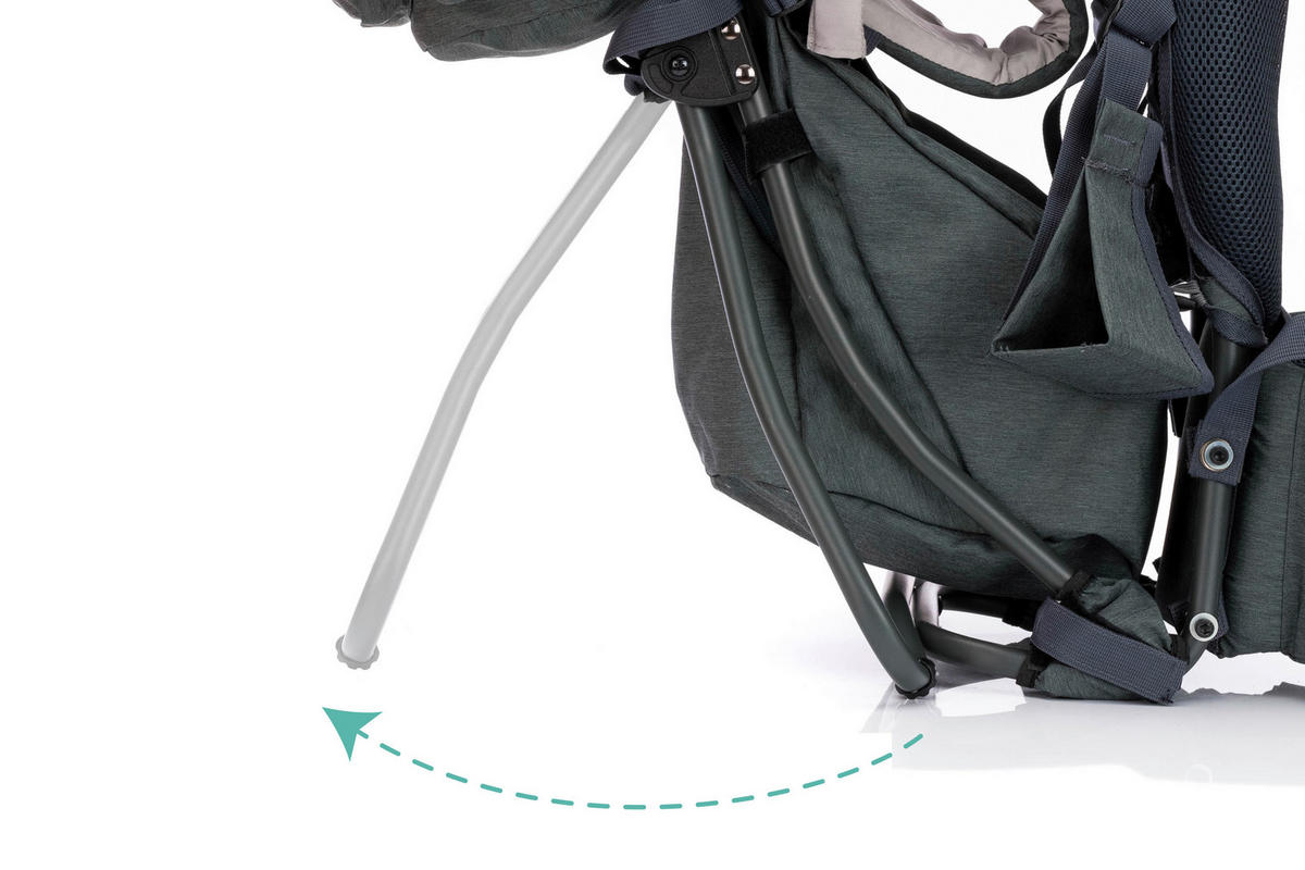 RÜCKENTRAGE Adventure  - Dunkelgrau/Beige, Basics, Textil (30/73/85cm) - Fillikid