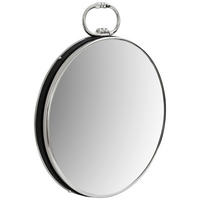 WANDSPIEGEL 51/62/5 cm  - Silberfarben/Schwarz, Lifestyle, Glas/Metall (51/62/5cm) - Kayoom