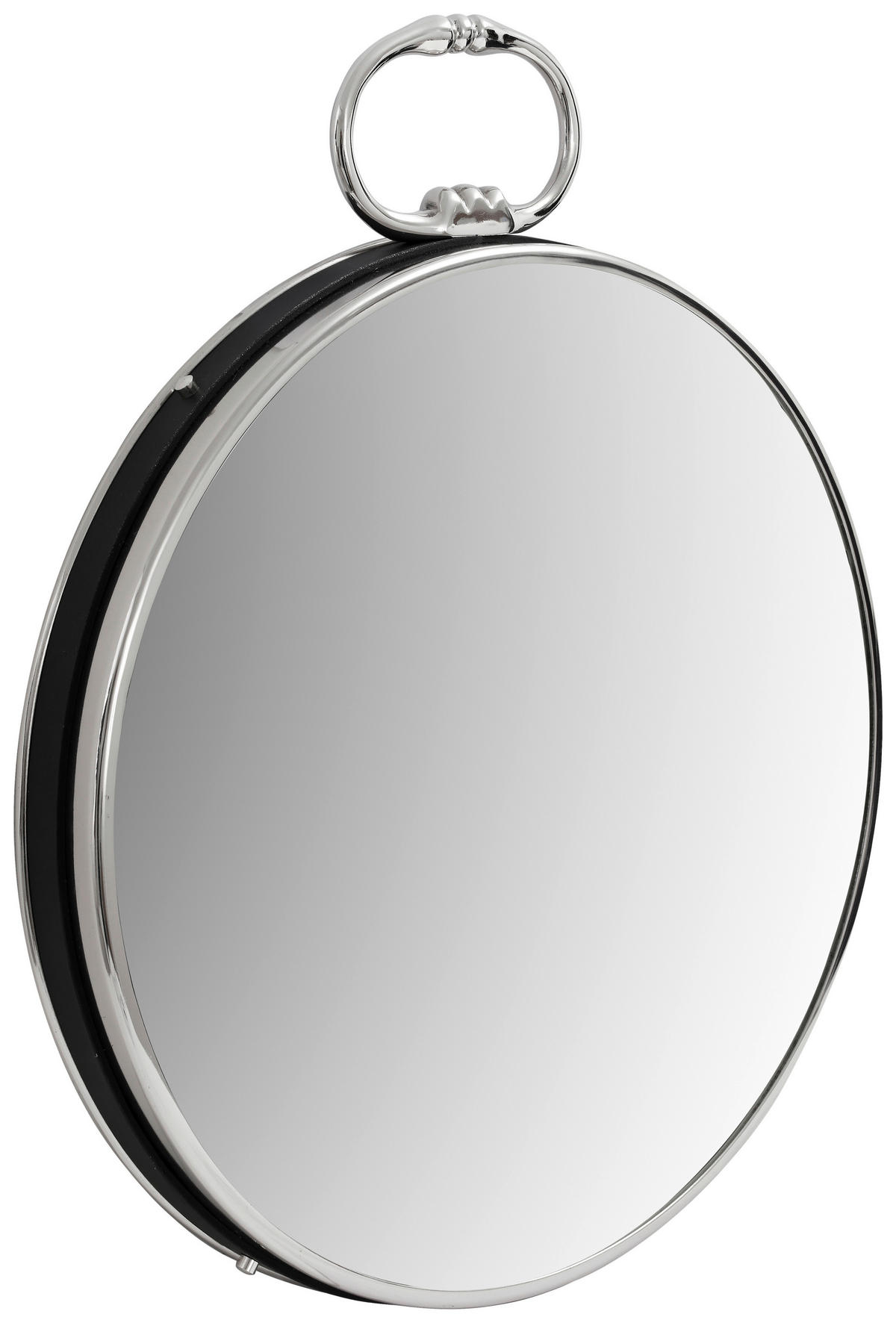 WANDSPIEGEL 51/62/5 cm  - Silberfarben/Schwarz, Lifestyle, Glas/Metall (51/62/5cm) - Kayoom