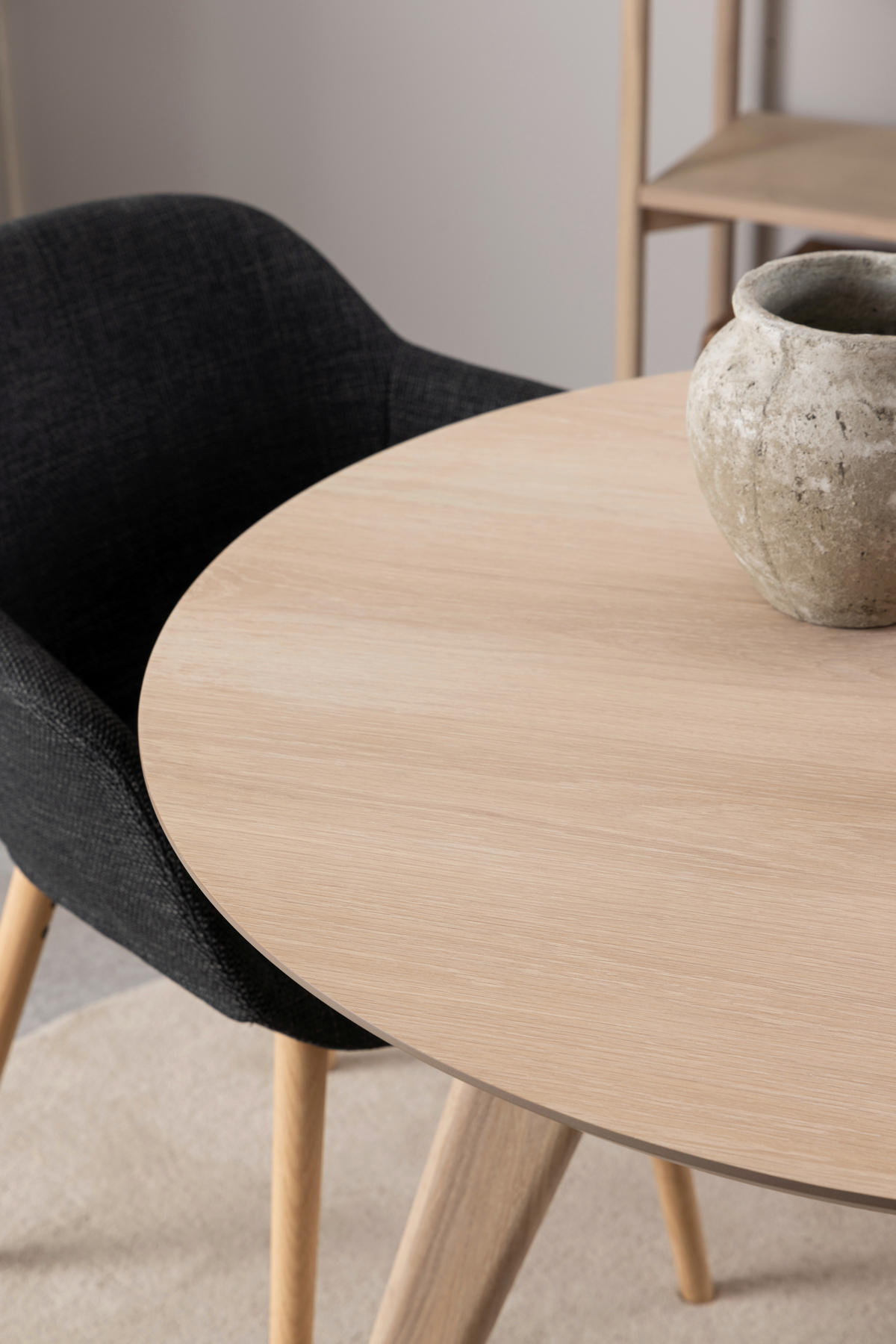 JEDÁLENSKÝ STÔL, dub, farba duba, 100/100/75 cm - farba duba, Design, drevo (100/100/75cm) - MID.YOU