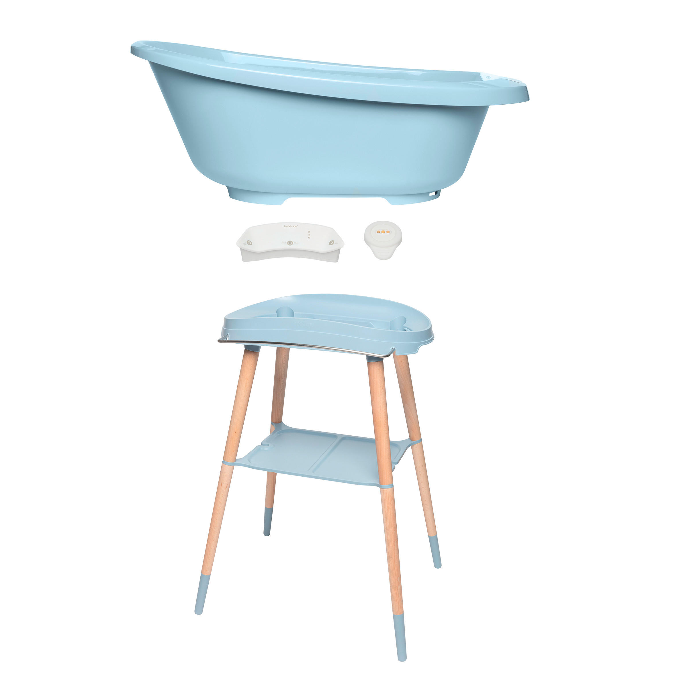 BABYBADESET Sense Basis 3-teilig  - Blau, Basics, Kunststoff (79,5/40/46cm) - Bebe Jou