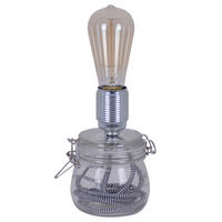 TISCHLEUCHTE MAX 11/20 cm   - Klar, LIFESTYLE, Glas/Textil (11/20cm) - Näve