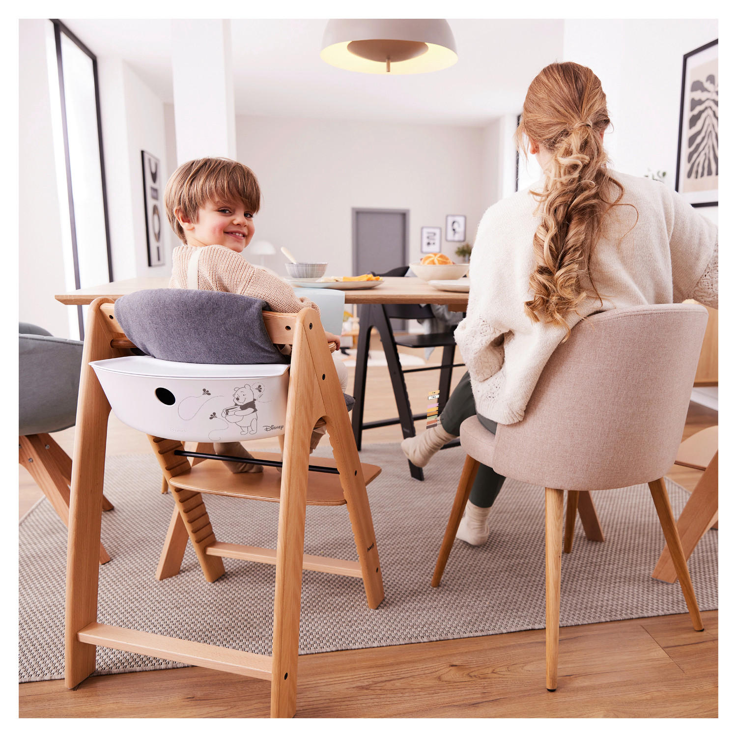 ESS- UND SPIELBRETT Highchair Box S  - Weiß, Basics, Kunststoff (17/16/42cm) - Hauck
