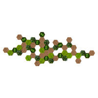 MOSSPANEL Stylegreen  - grön/ljusbrun, Basics, trä/naturmaterial (19/22cm)