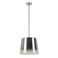 LED-HÄNGELEUCHTE 27/22-120 cm  - Chromfarben/Schwarz, LIFESTYLE, Glas/Metall (27/22-120cm) - Dieter Knoll