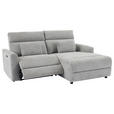 ECKSOFA  in Webstoff Grau  212/101 cm  - Schwarz/Grau, Design, Kunststoff/Textil (212/101cm) - Carryhome
