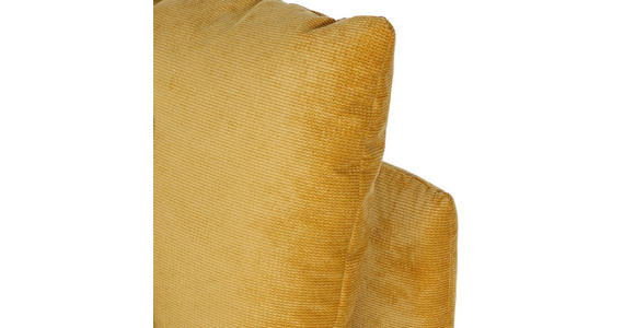 SOFAELEMENT Flachgewebe Senfgelb - Senfgelb/Schwarz, KONVENTIONELL, Holz/Textil (83/72/83cm) - Carryhome