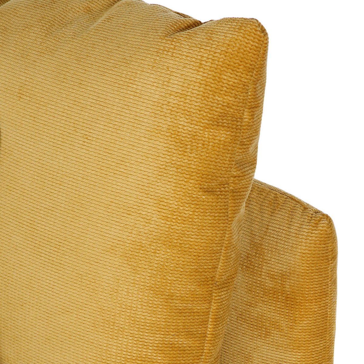 SOFFMODUL i flatväv senapsgul  - svart/senapsgul, Klassisk, trä/textil (83/72/83cm) - MID.YOU