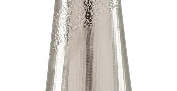 VASE 40 cm  - Nickelfarben, Design, Metall (20/40cm) - Ambia Home