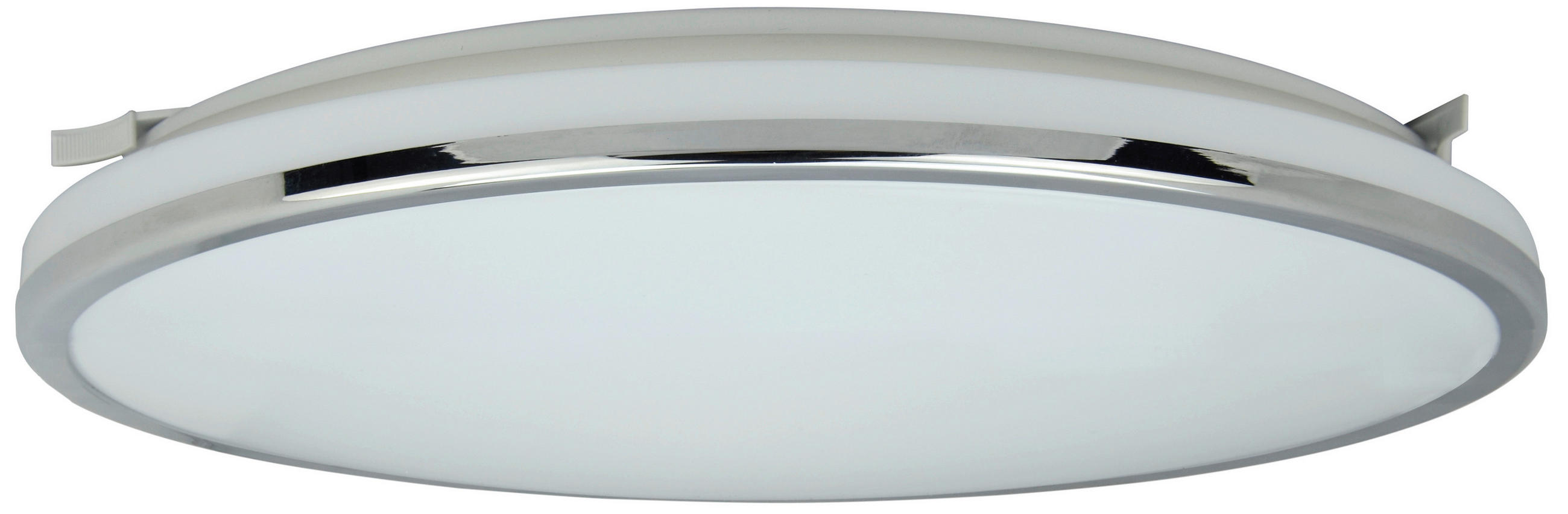 LED-DECKENLEUCHTE white² 33/5,7 cm   - Chromfarben, Basics, Kunststoff/Metall (33/5,7cm)