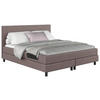 BOXBETT 140/200 cm  in Taupe  - Taupe/Schwarz, MODERN, Holz/Holzwerkstoff (140/200cm) - MID.YOU