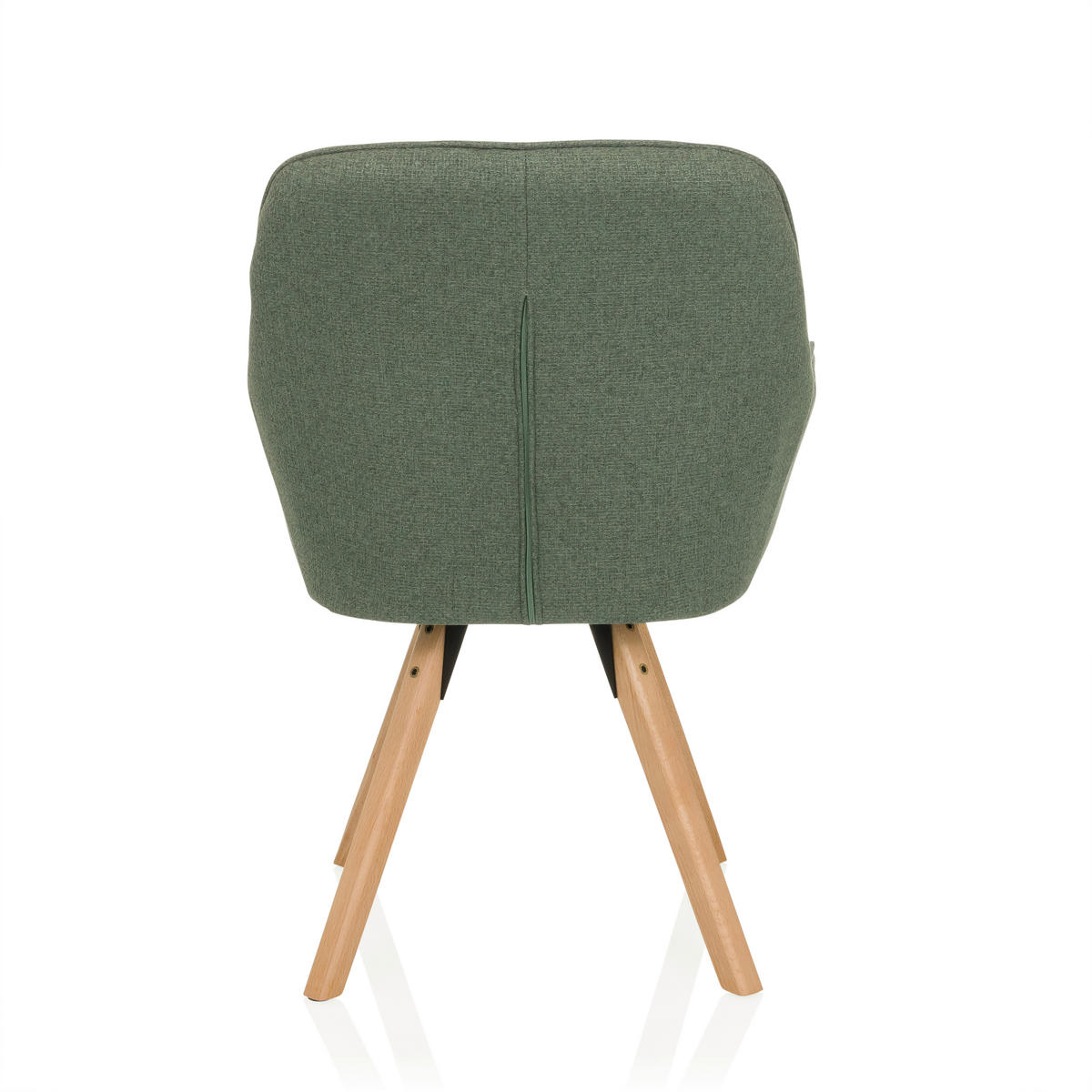 ARMLEHNSTUHL     Mintgrau  - Mintgrau/Buchefarben, MODERN, Holz/Textil (56/84/62cm) - MID.YOU