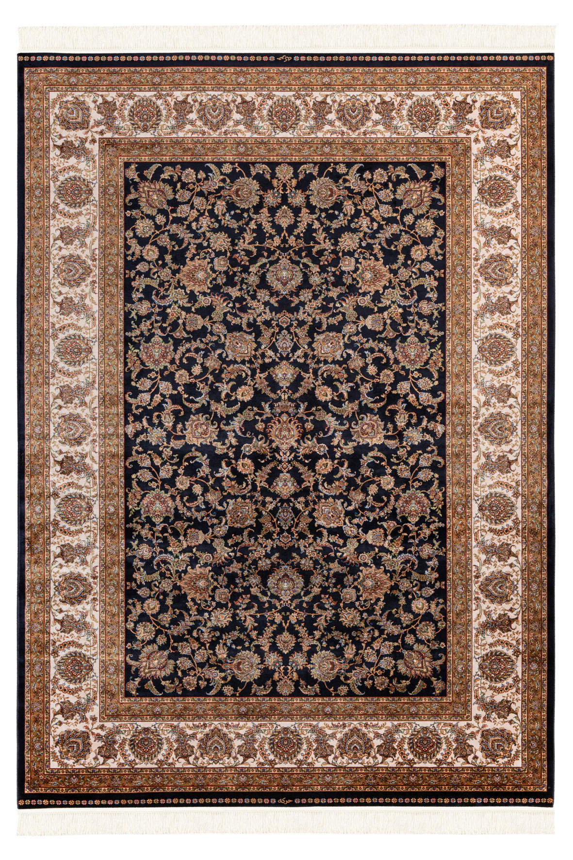 WEBTEPPICH 80/150 cm My Babylon of Obsession Blau, Creme, Hellbraun  - Blau/Hellbraun, Design, Textil (80/150cm) - Obsession