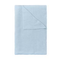 PLAID Nordic Knit 130/170 cm  - Pastellblau, KONVENTIONELL, Textil (130/170cm) - Marc O'Polo