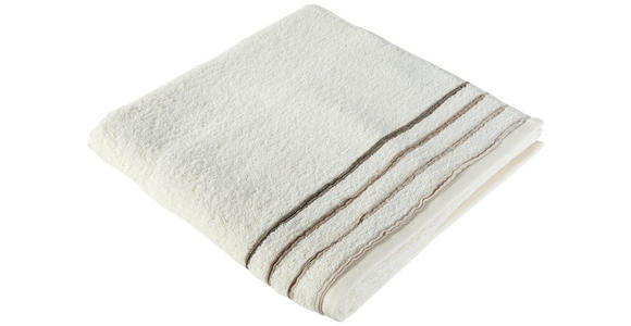 DUSCHTUCH 70/140 cm ELLA  - Weiß, KONVENTIONELL, Textil (70/140cm) - Esposa