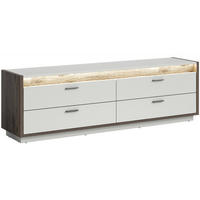 LOWBOARD  in 58/187/43 cm  - Design, Holzwerkstoff/Metall (58/187/43cm) - MID.YOU