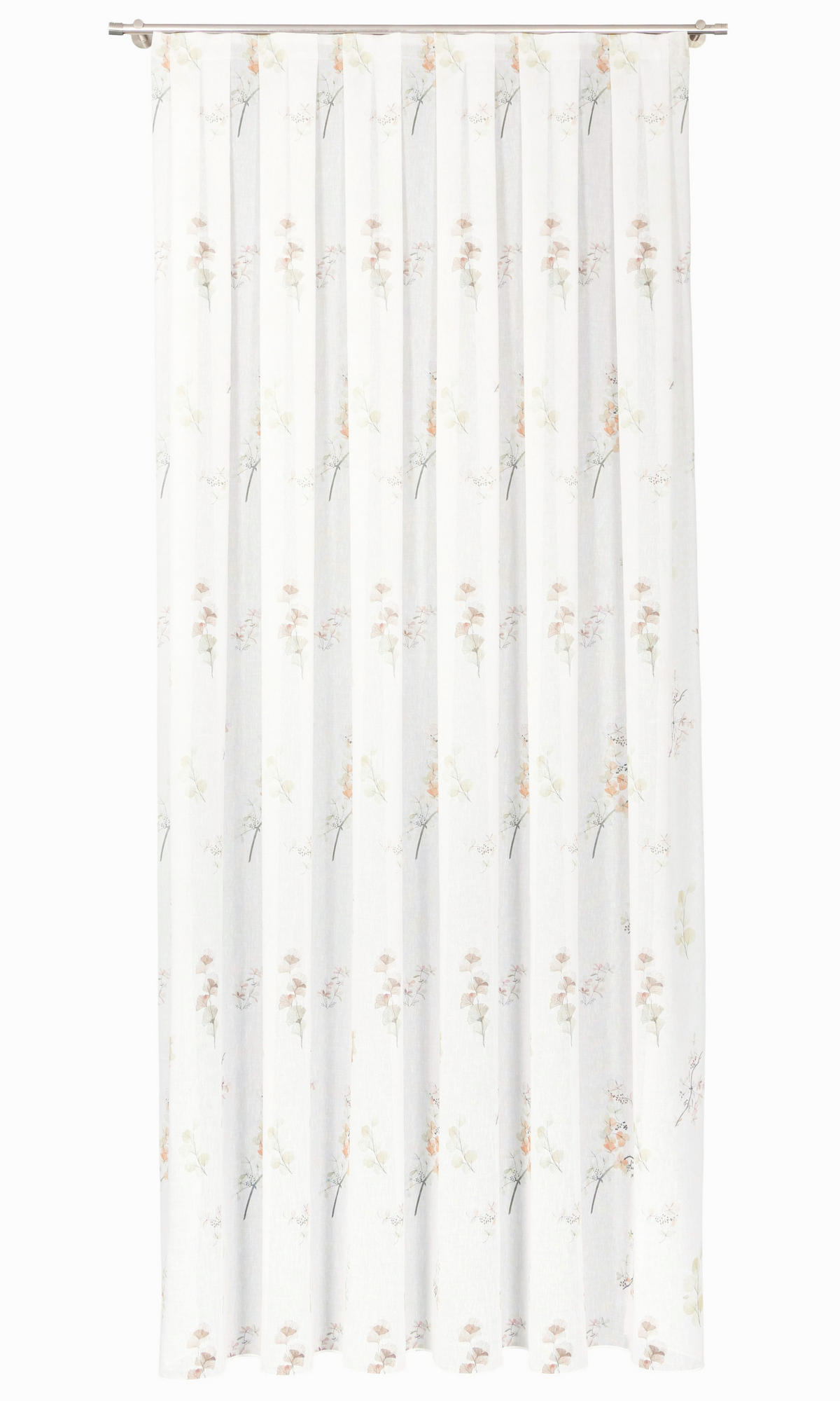 PERDEA  - bej/verde, Basics, textil (300cm)