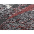 VINTAGE-TEPPICH 65/130 cm Timeline Quantum Grau, Hellrot  - Hellrot/Grau, Design, Textil (65/130cm) - Novel