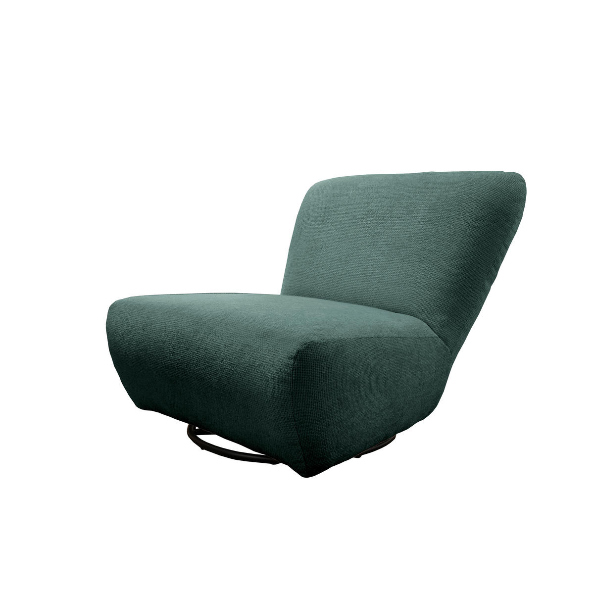 XXL-SESSEL in Mikrofaser Dunkelblau  - Schwarz/Dunkelblau, Trend, Textil/Metall (95/77/94cm) - Livetastic
