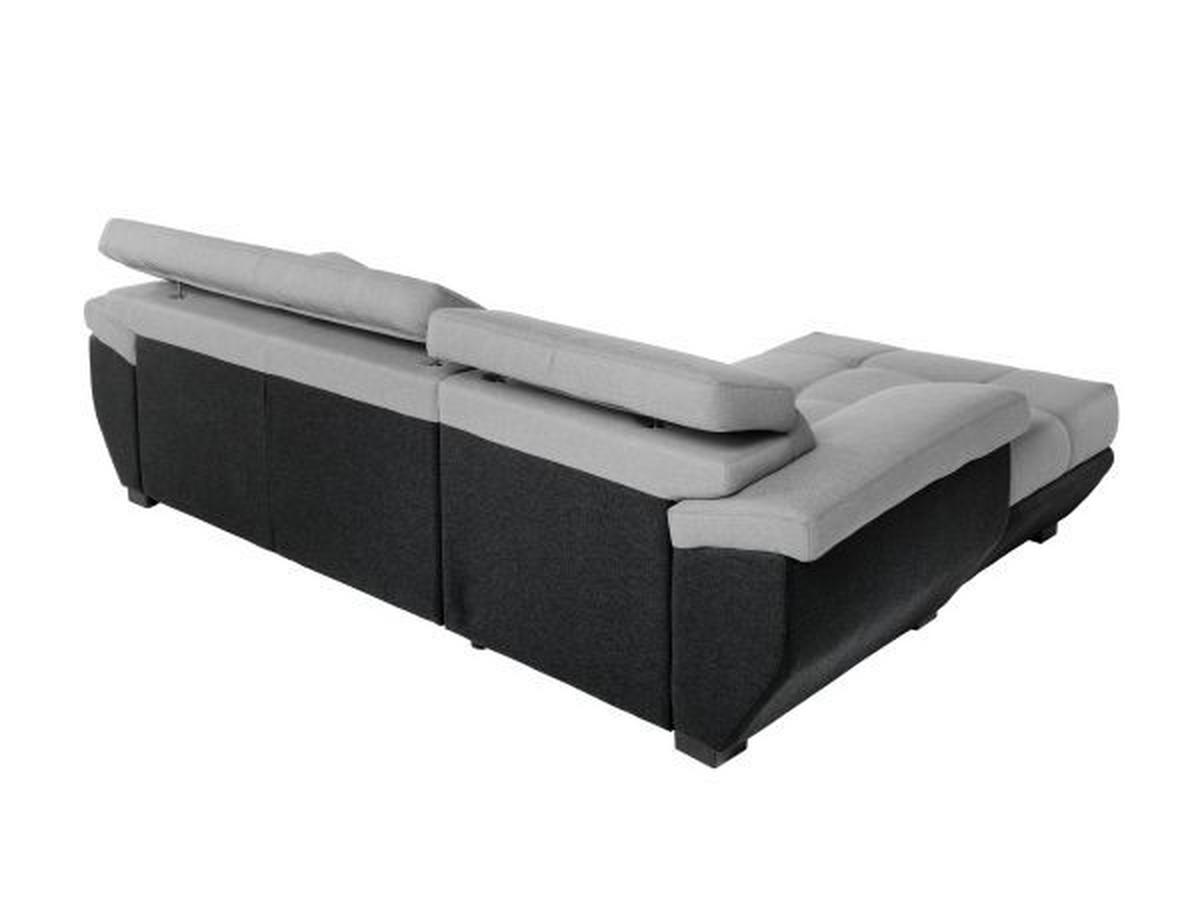 WOHNLANDSCHAFT in Flachgewebe Grau, Schwarz  - Schwarz/Grau, Konventionell, Kunststoff/Textil (170/267cm) - Livetastic