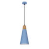 PENDELLAMPA Faro 15/15/90 cm  - ljusblå/svart, Trend, metall (15/15/90cm)
