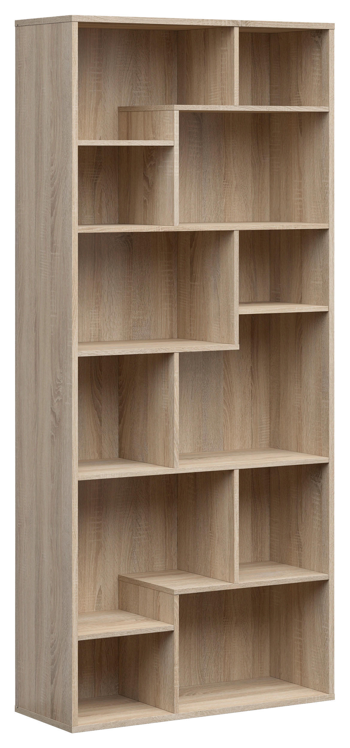 REGAL Sonoma Eiche  - Sonoma Eiche, Design, Holzwerkstoff (87,5/197,5/33,5cm)