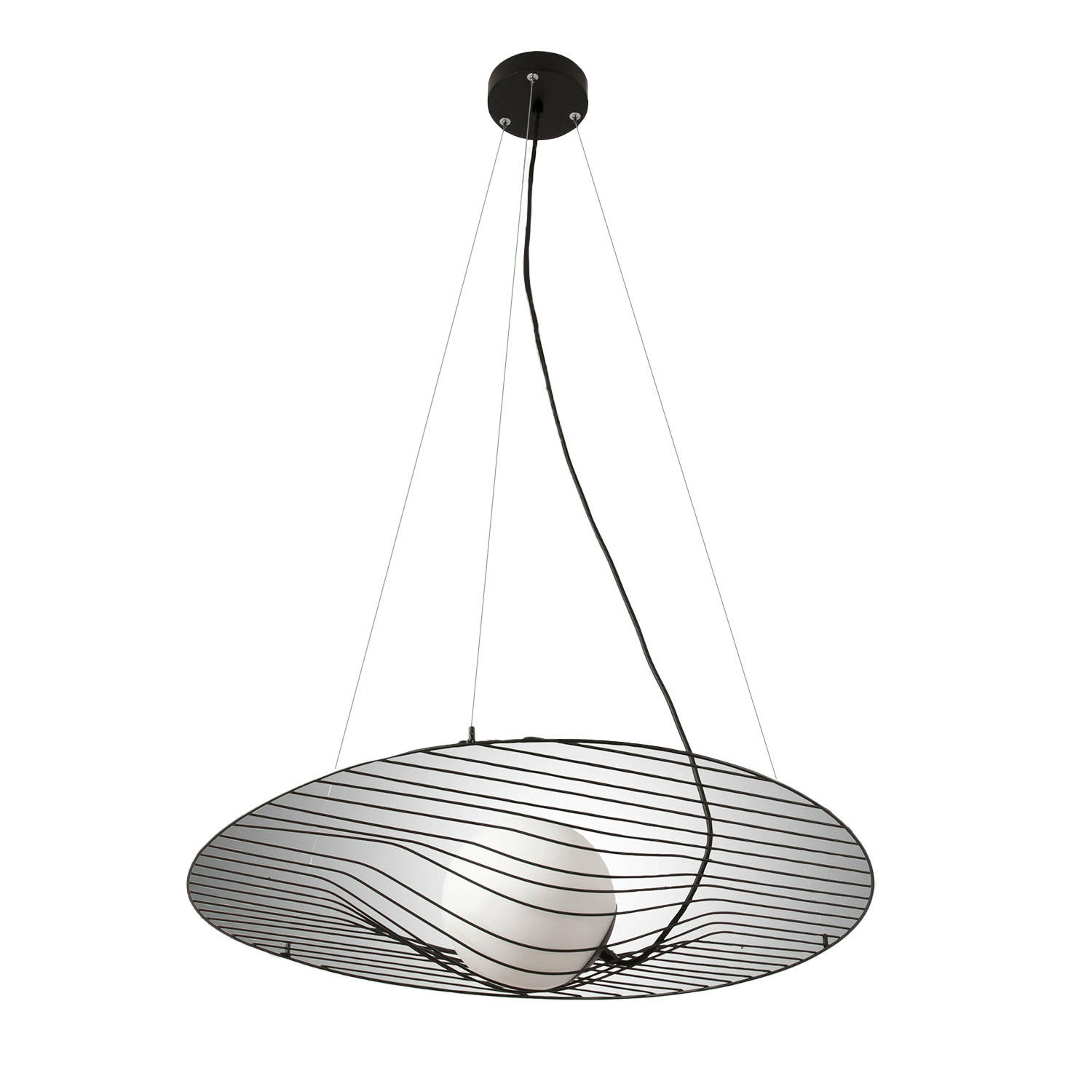 SVJETILJKA VISEĆA  70/200 cm      Homa  - crna, Design, metal (70/200cm)