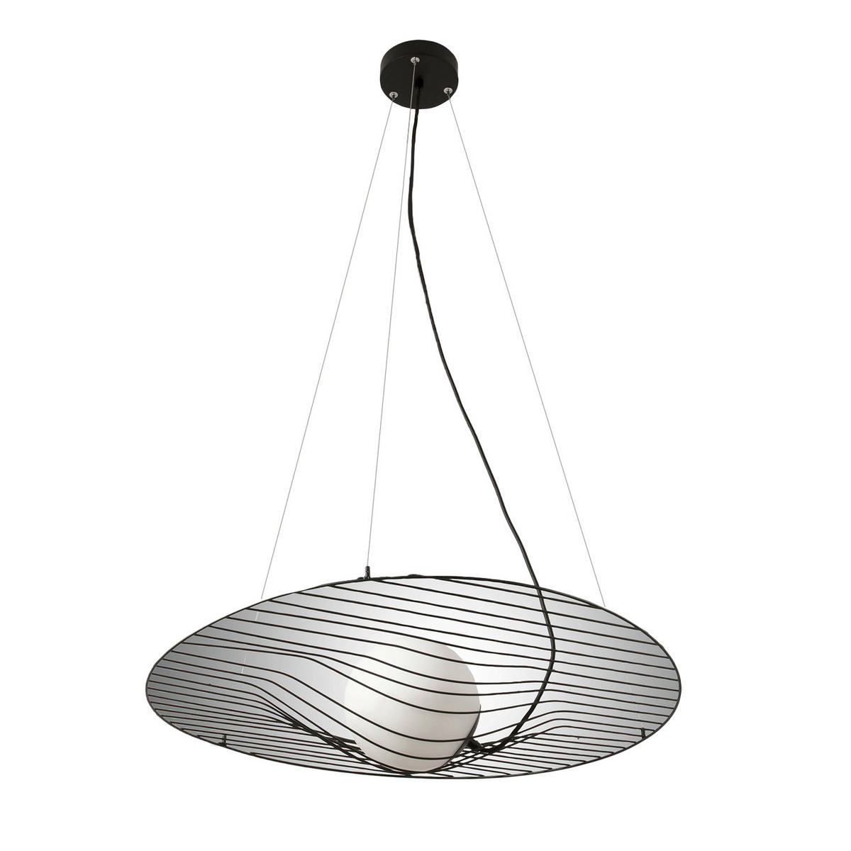 VISEČA SVETILKA  Homa      70/200 cm       - črna, Design, kovina (70/200cm)