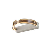 LED-WANDLEUCHTE Valeria 30,5/7/19,5 cm   - Orange/Grau, MODERN, Kunststoff/Metall (30,5/7/19,5cm) - Musterring
