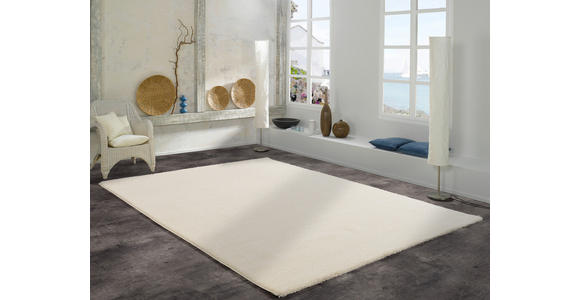 WEBTEPPICH 65/130 cm Sunshine Creme - Creme, LIFESTYLE, Textil (65/130cm) - Novel