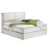 BOXSPRINGBETT 180/200 cm  in Creme  - Creme/Schwarz, Design, Textil (180/200cm) - home24