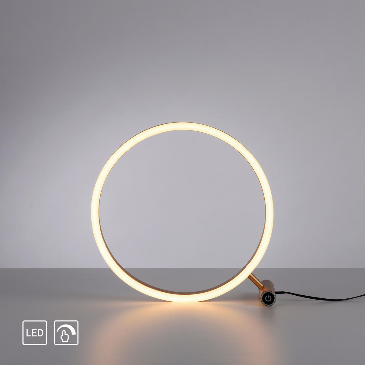 Veioză Cu Led 28,5/10/28 cm    - alămiu, Trend, plastic/metal (28,5/10/28cm)