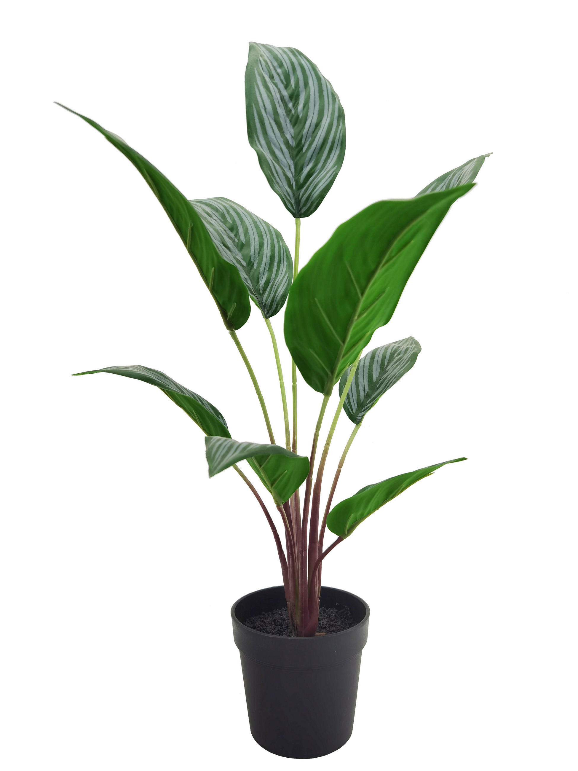 KUNSTPFLANZE 52 cm  - Terracotta/Schwarz, Basics, Kunststoff (52cm)