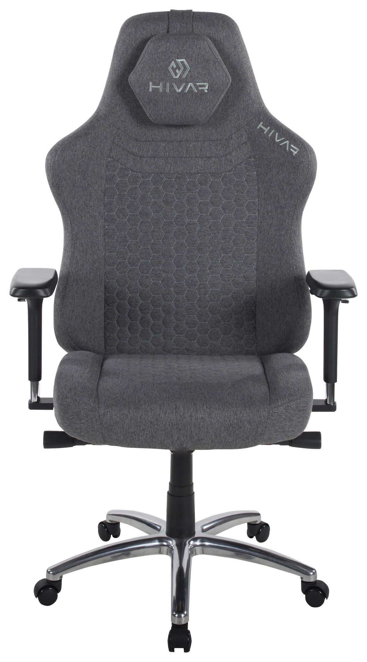 ORBICAL XL Nebulon Silver Silberfarben, Anthrazit, Grau Metall, Textil   - Anthrazit/Silberfarben, LIFESTYLE, Textil/Metall (81/147/72cm) - HIVAR