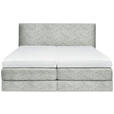 BOXSPRINGBETT 160/200 cm  in Greige  - Greige, KONVENTIONELL, Holz/Textil (160/200cm) - Dieter Knoll