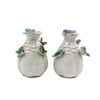 DEKORAČNÍ VÁZA, keramika,  - bílá, Basics, keramika (12/11.5/12cm)