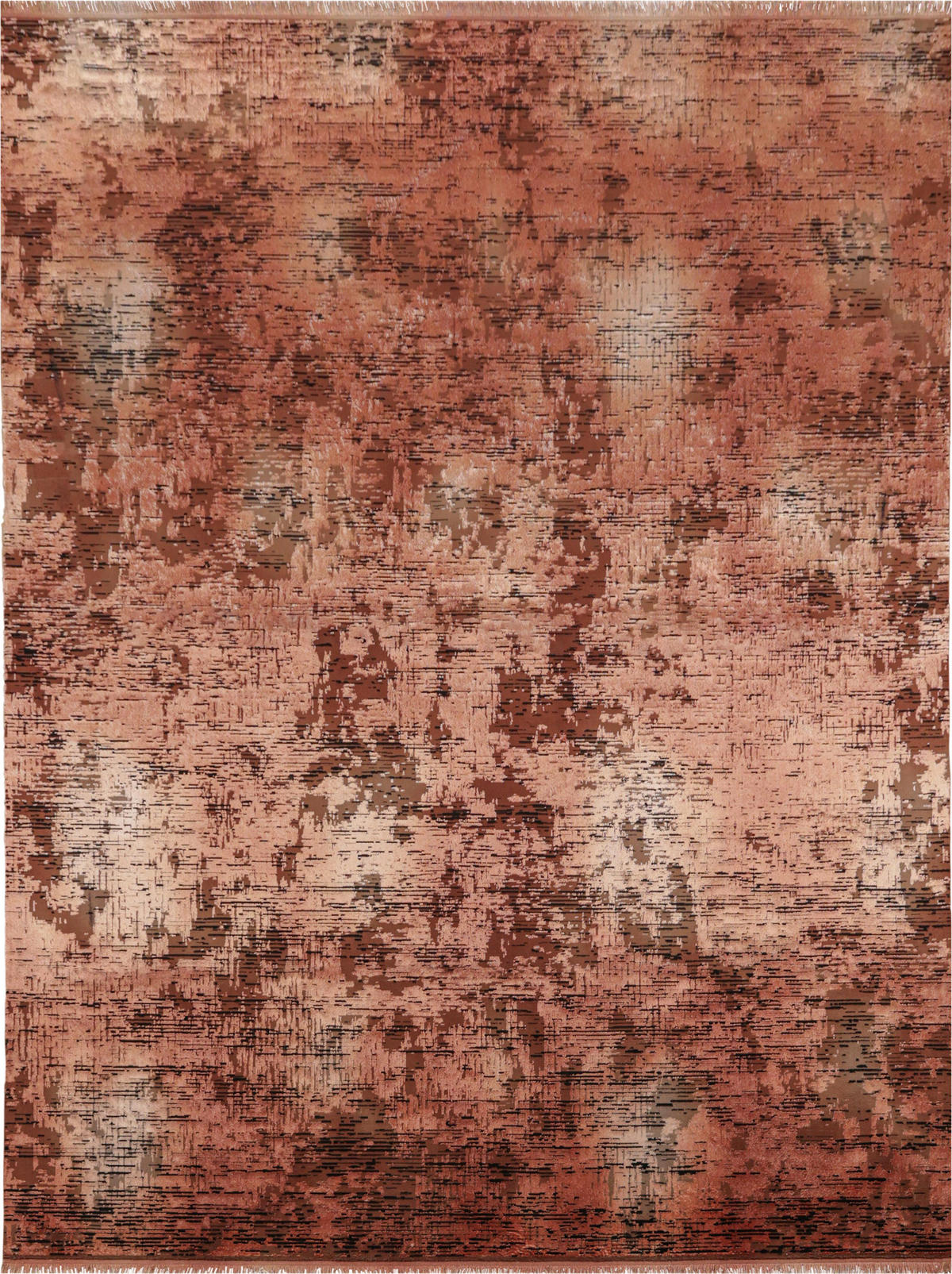 TKANÝ KOBEREC, 80/150 cm, terakotová - terakotová, Design, textil/plast (80/150cm)