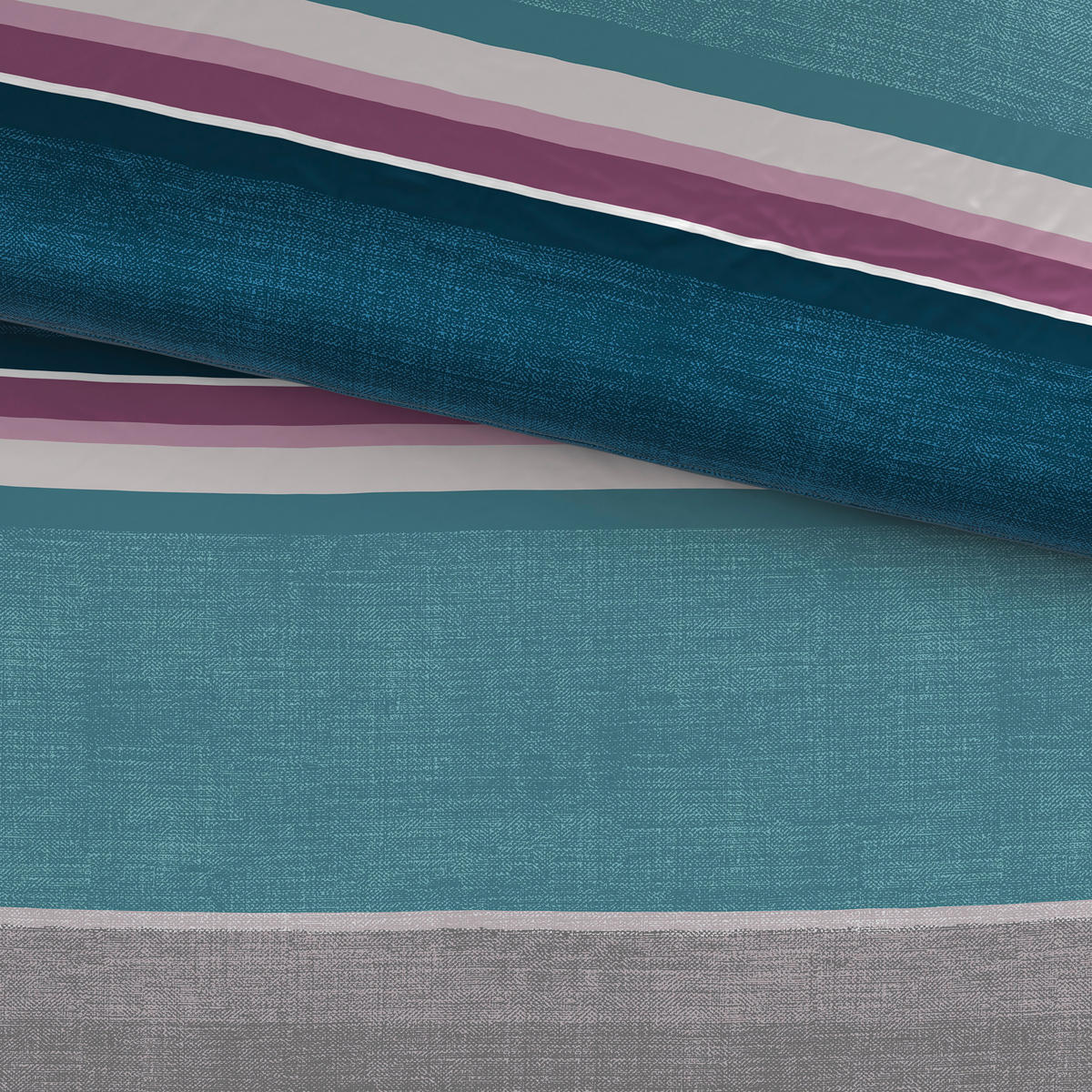 POVLEČENÍ, satén, petrolej, 140/200 cm - petrolej, Konvenční, textil (140/200cm) - Esposa
