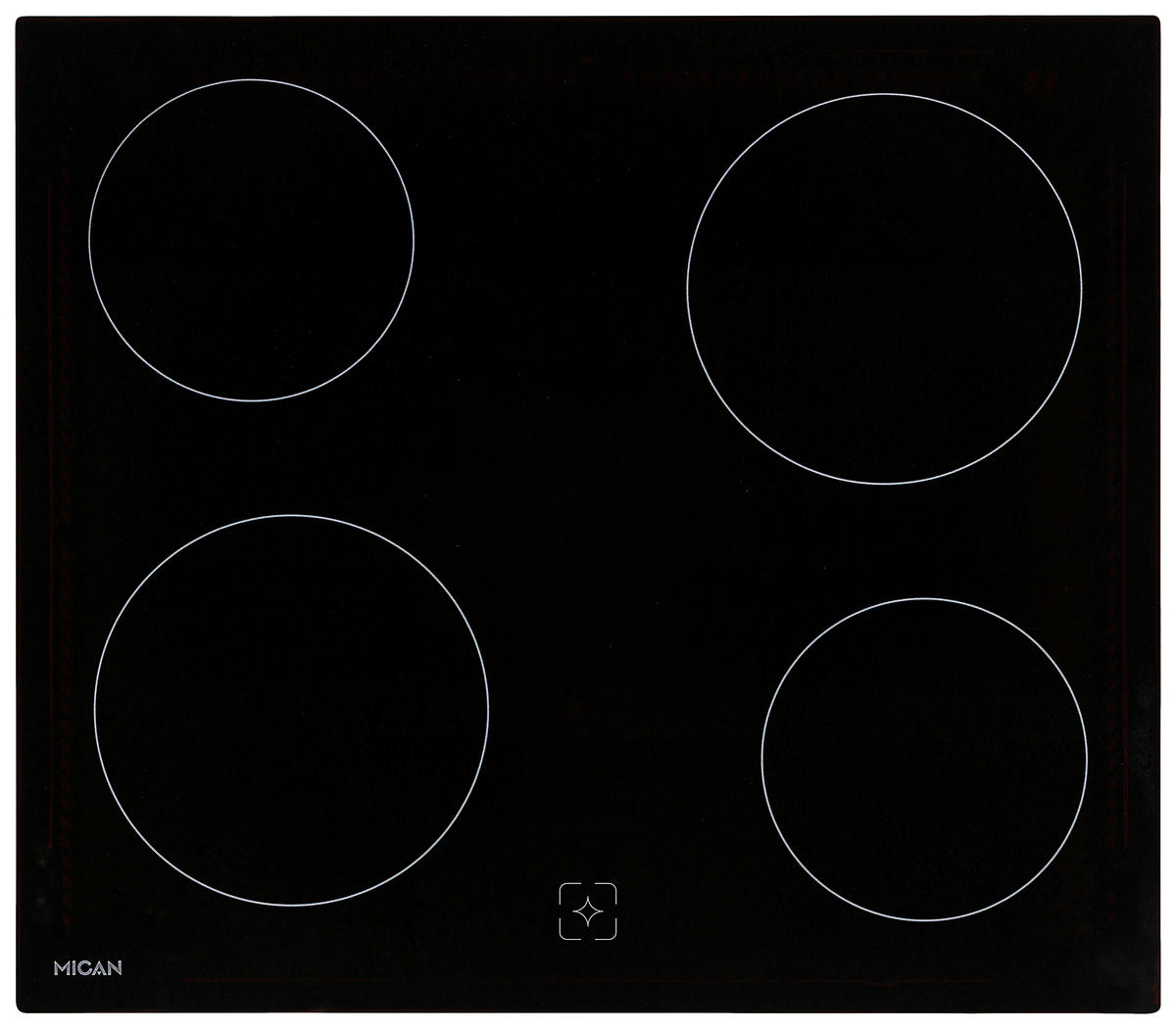 HERDSET HSU73S  - Schwarz, Basics, Glas/Metall (60/60,5/31,5cm) - Mican