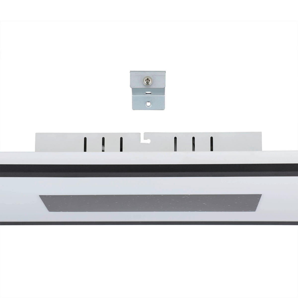 LED-DECKENLEUCHTE 59,5/29,5/5 cm   - Schwarz/Weiß, Basics, Kunststoff/Metall (59,5/29,5/5cm) - Eglo