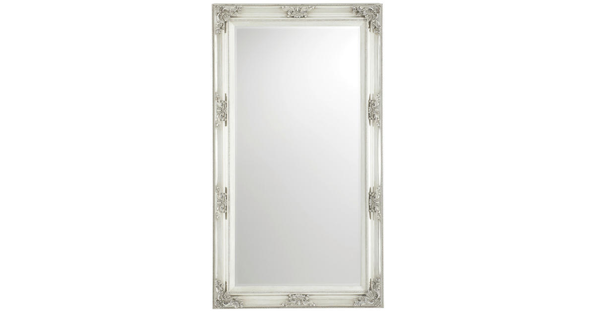 Spiegel mit Zierleisten, Paulownienholz, 62x96cm