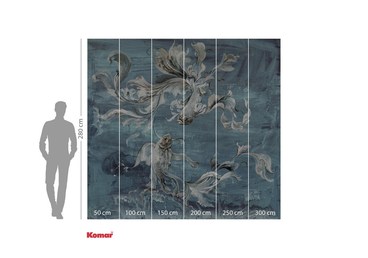 FOTOTAPET 300/280 cm  - multicolor, Trend, papper (300/280cm) - Komar