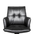 ARMLEHNSTUHL  in Eisen Lederlook  - Schwarz/Grau, Design, Textil/Metall (59/89,5/63cm) - Novel