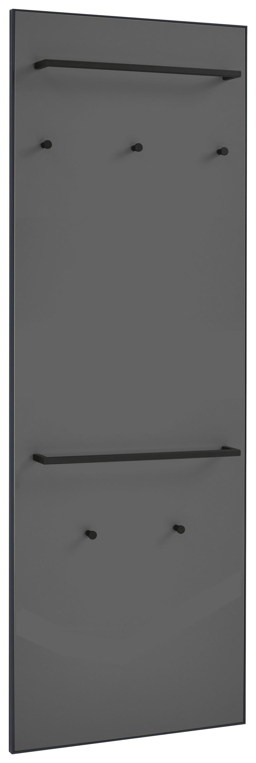 GARDEROBENPANEEL Anthrazit, Grau - Anthrazit/Grau, Design (60/170/10cm)